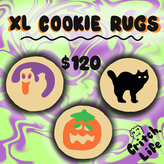 Halloween Cookie Rug PreOrder