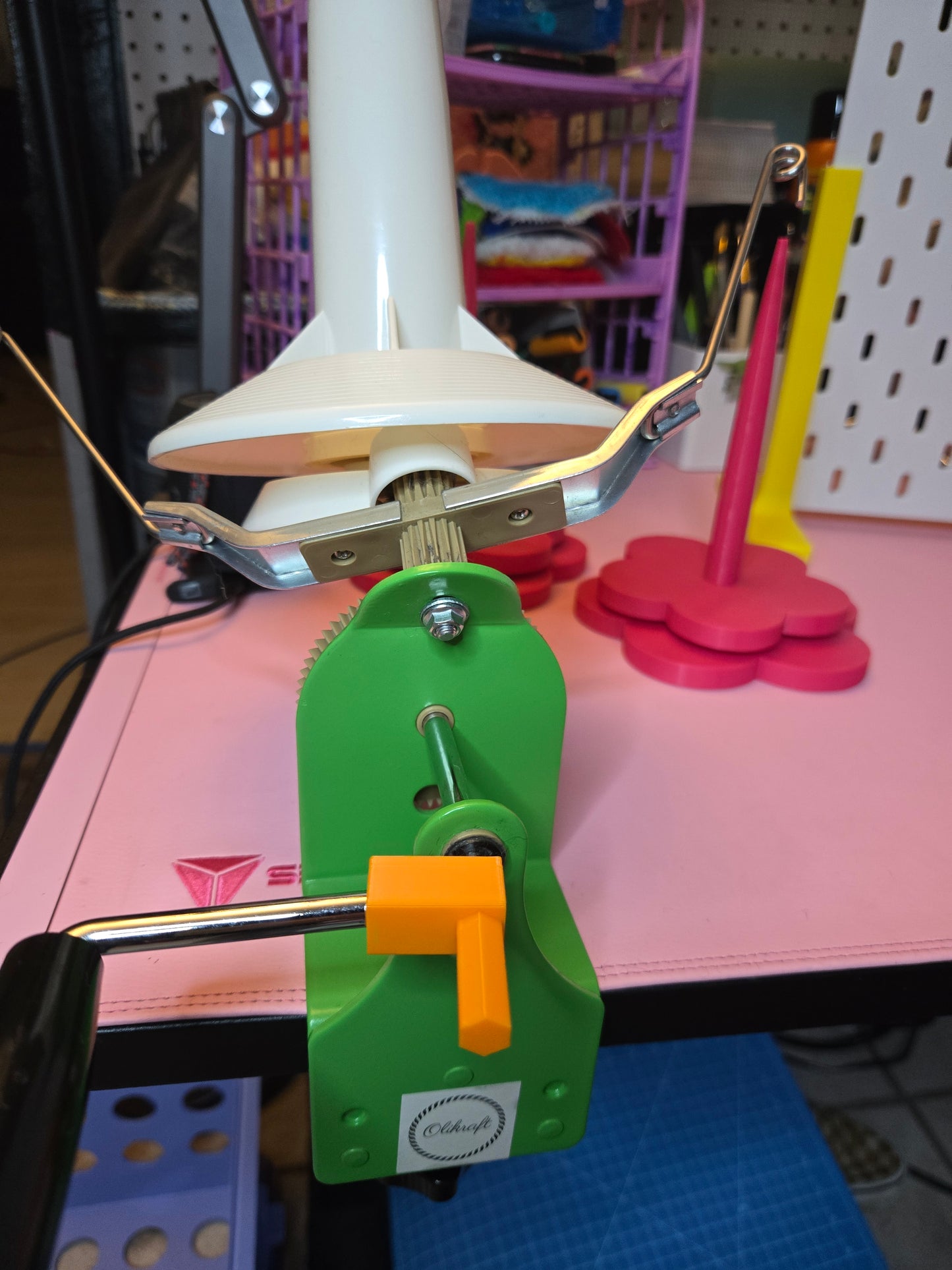 Yarn Winder Drill Attachment