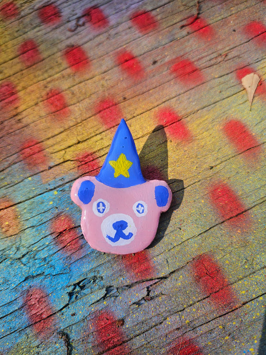 Wizard Bear Pin